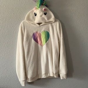 Hoodie with horse on hood